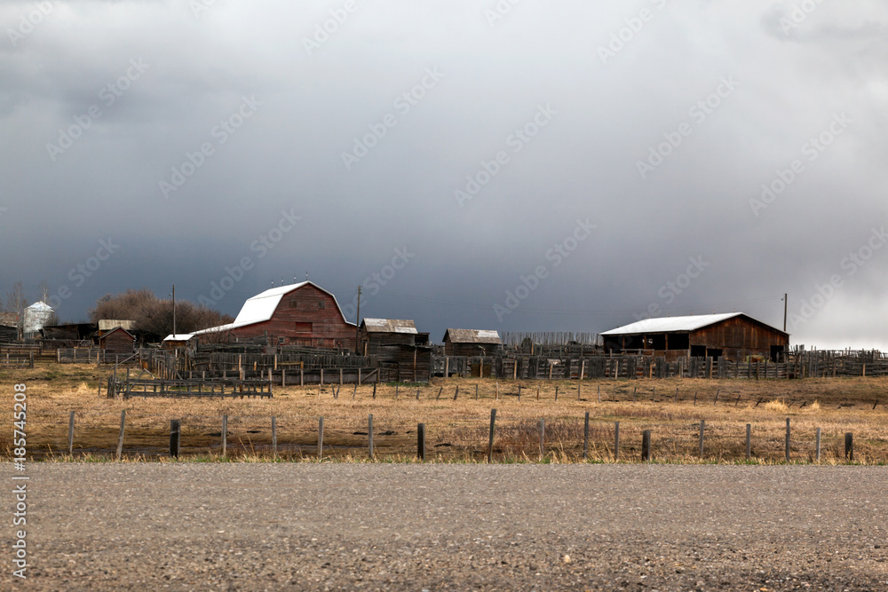 Red Barns Alberta country living farming Red Barns Alberta country living farming