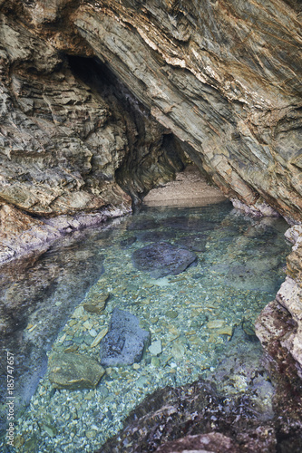 Fototapeta Naklejka Na Ścianę i Meble -  Cave close to Sa Tuna village
