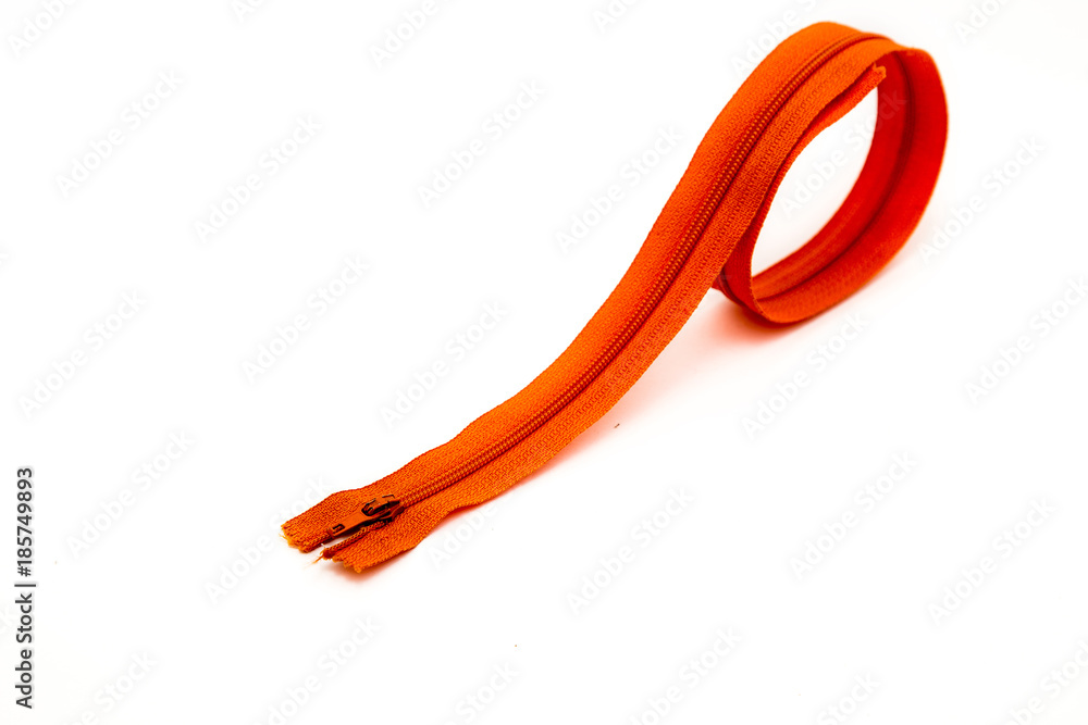 zipper on a white background. zipper on a white background.