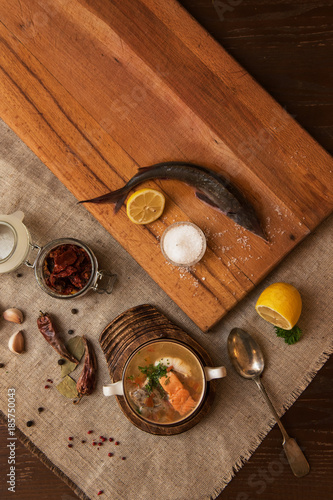 Tasty fish soup - ukha, sou...