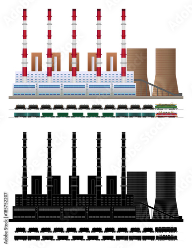 Coal fired electric power plant