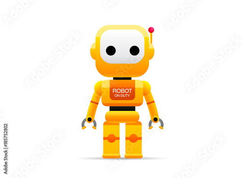 robot technology vector illustration