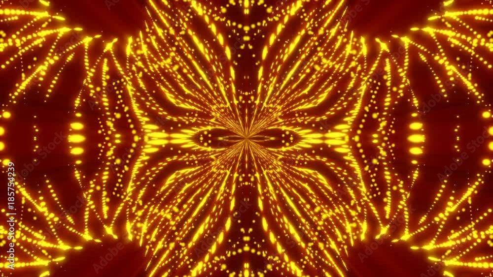 red abstract background, motion gold particles, loop red abstract background, motion gold particles, loop