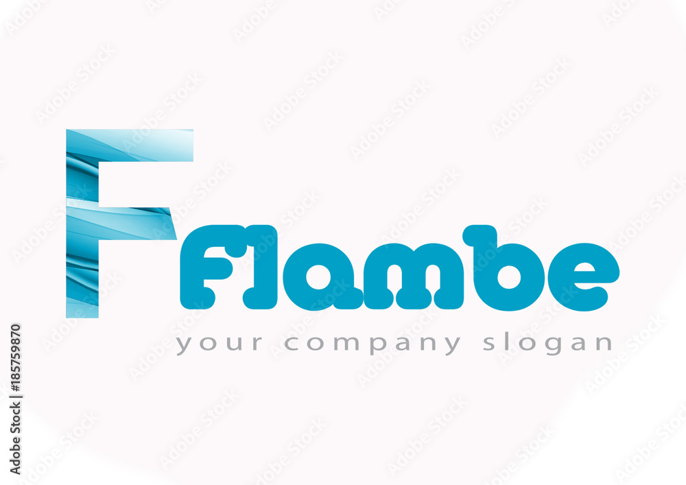 letter F logo Template for your company