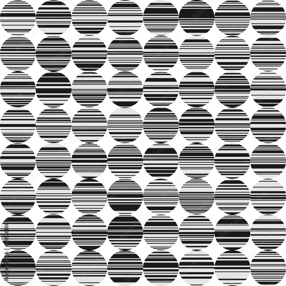 Abstract BW Background with Circles and Lines Abstract BW Background with Circles and Lines