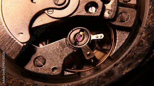 Wallpaper Mural Old Classic Clock Works and mechanism functioning
 Torontodigital.ca