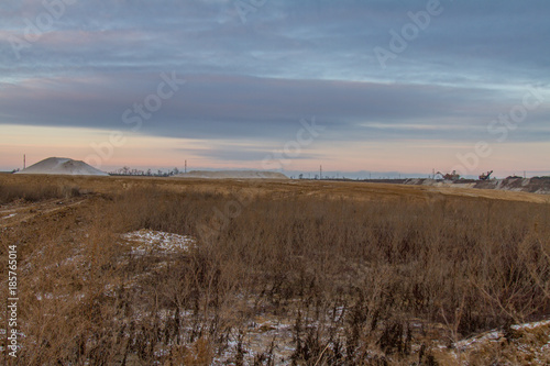 Clay quarry in the Zaporozhye region