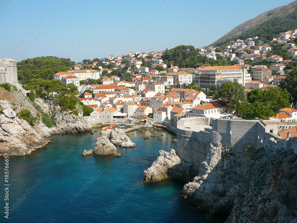 View of the city of Dubrovnik
