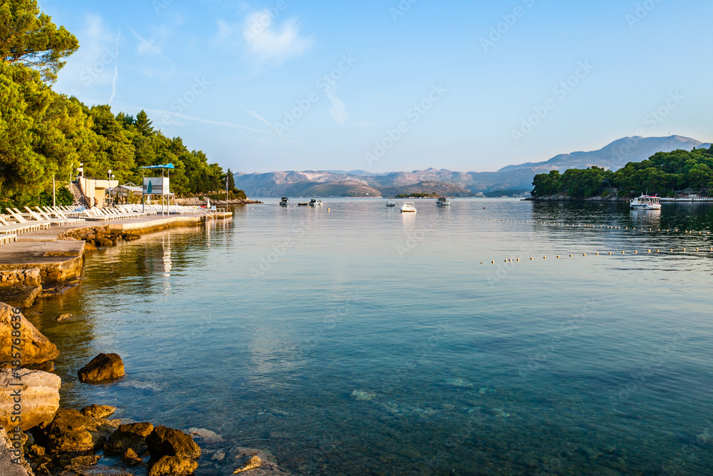 Sunrise in Cavtat, Croatia