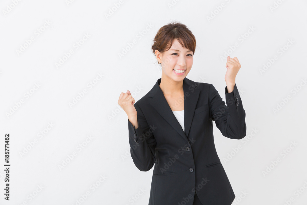 笑顔の女性　ビジネス
