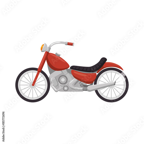 classic motorcycle vehicle icon vector illustration design