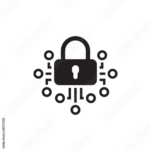 Cryptography Icon. Technology.