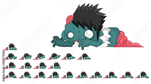 Zombie Game Character
