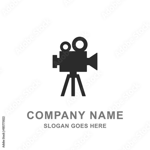 Camera Movie Film Cinema Recording Shooting Logo Vector 
