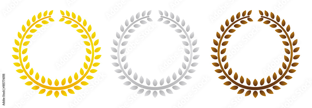 wreath frame illustration set
(gold/silver/bronze) wreath frame illustration set
(gold/silver/bronze)