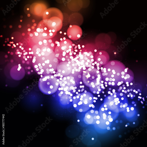 Abstract colorful bokeh background. 