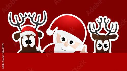 Samta Clause und Rudolph