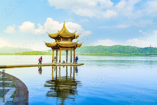 The beautiful landscape of Hangzhou, West Lake © 昊 周