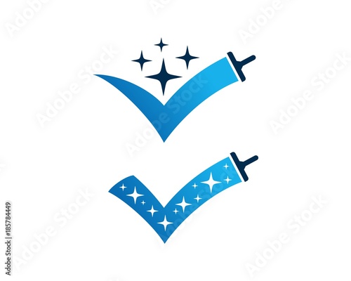 cleaning check mark