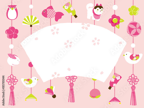 ひなまつり背景イラスト つるし飾り Stock Vector Adobe Stock ひなまつり背景イラスト つるし飾り Stock Vector Adobe Stock