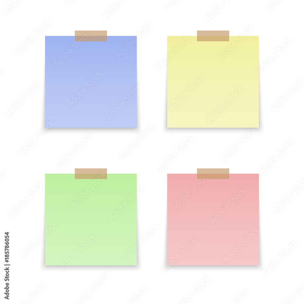 Colorful stickers square. Colorful stickers square.