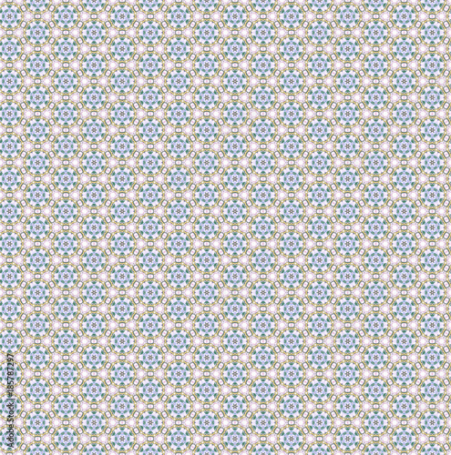 Vintage background with a seamless abstract pattern, blue and gray