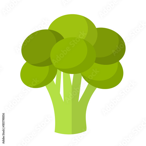 Brokkoli Flat Design Icon