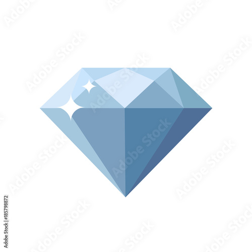 Diamant Flat Design Icon