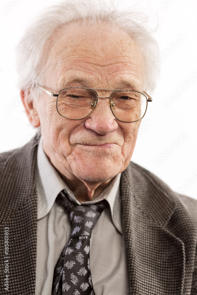 The old man smiles The old man smiles