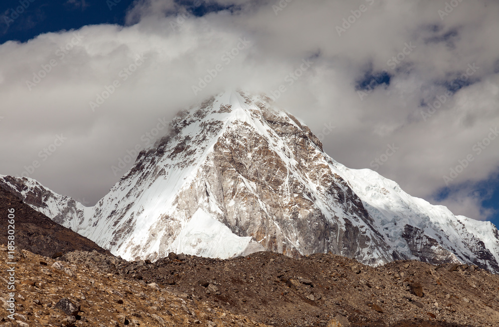 snowy mountains. Nepal, Himalayas