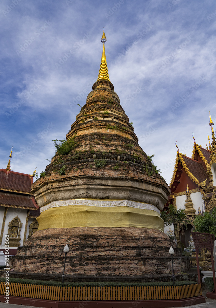Stupa at a Buddhist temple Chiang Mai Thailand Stupa at a Buddhist temple Chiang Mai Thailand