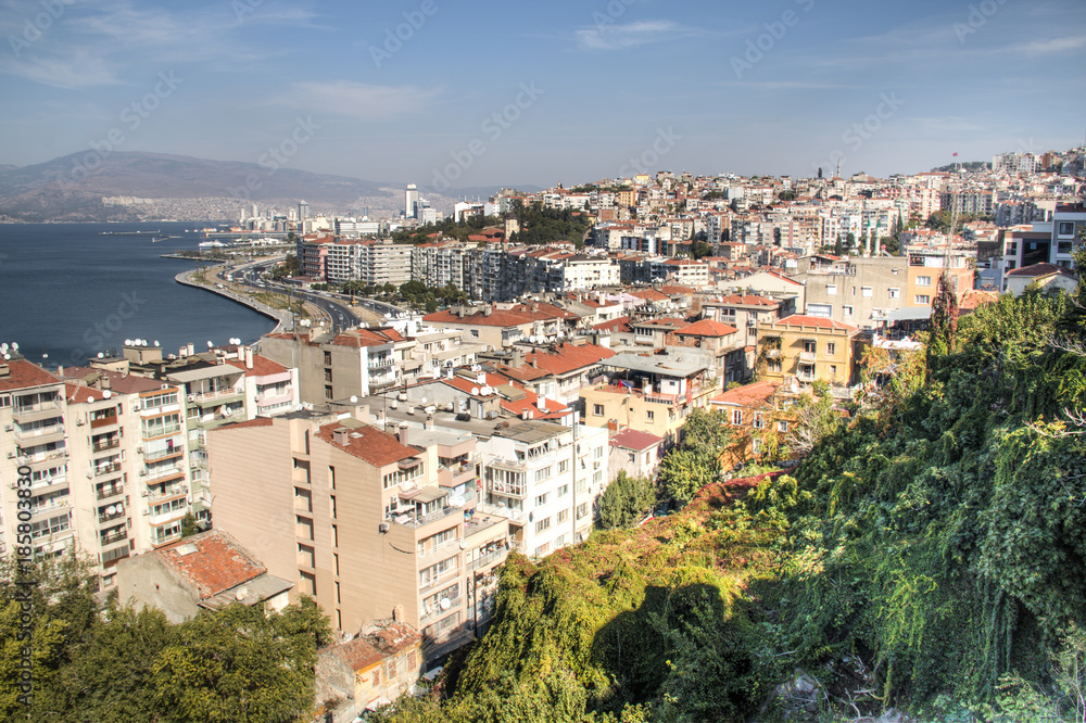 View over Izmir in Turkey.