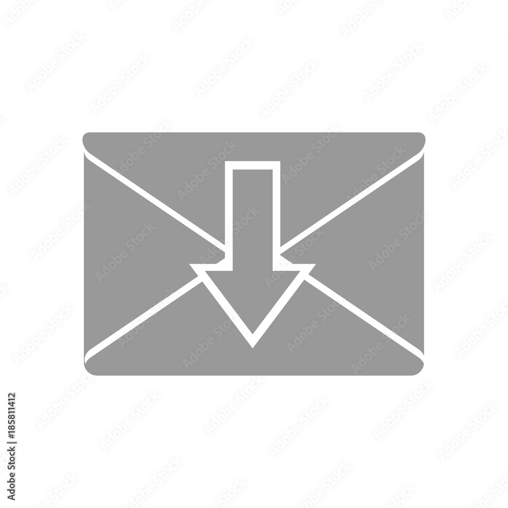 Mail icon.  Illustration