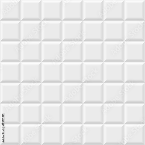 White background with tiles. Vector seamless pattern.