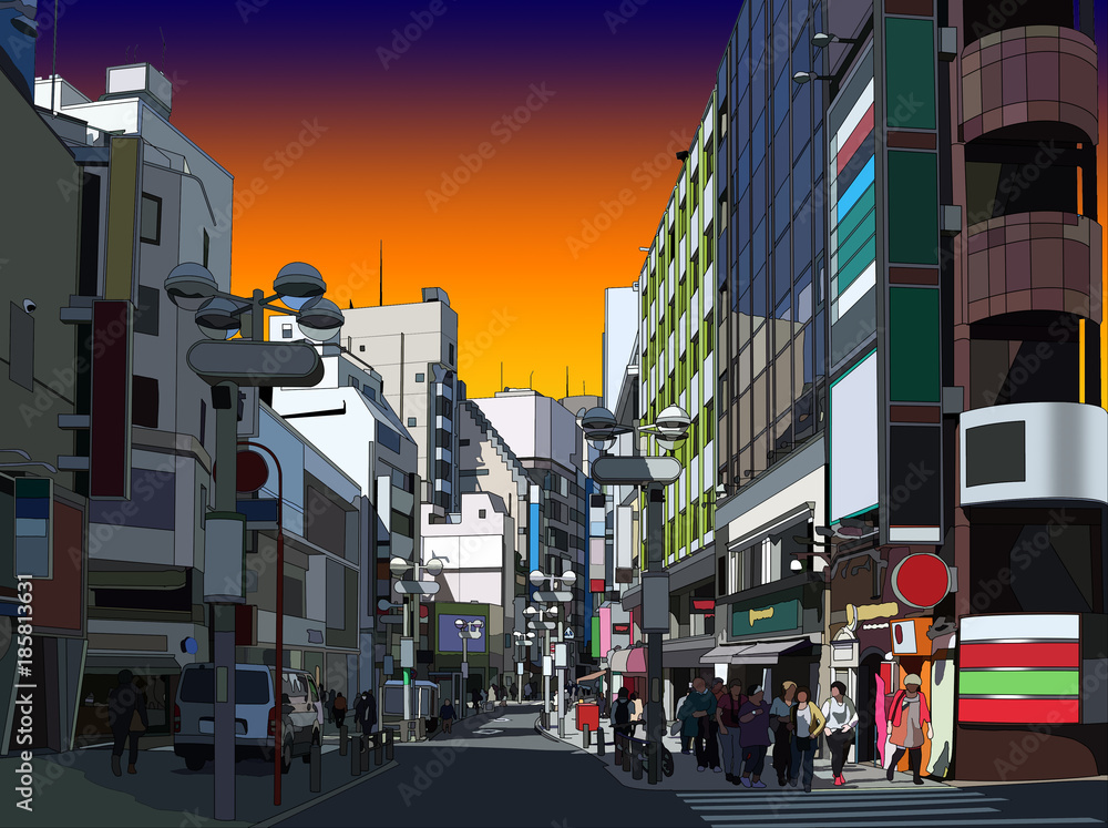 Fototapeta premium 渋谷センター街