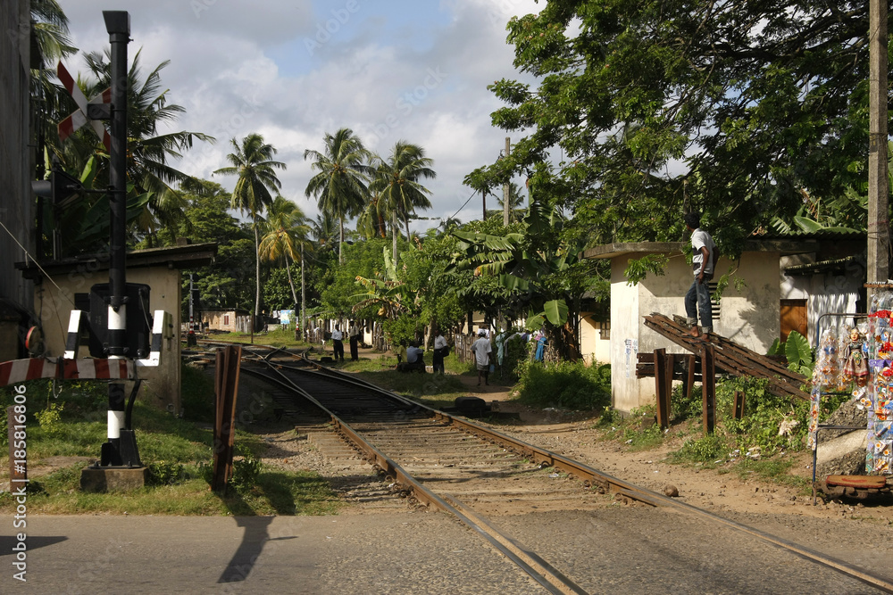 Bahnstrecke in Indien