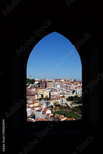 widok na Lizbonę z zamku #185820004
