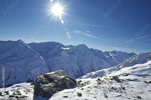 Sölden Mountains snow