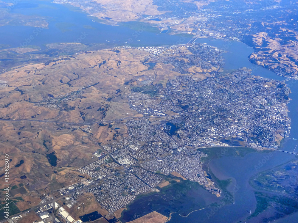 San Francisco Bay aerial view