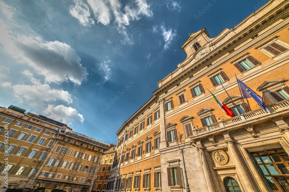 Montecitorio palace in Rome