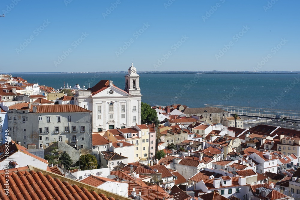 Lizbona widok na miasto