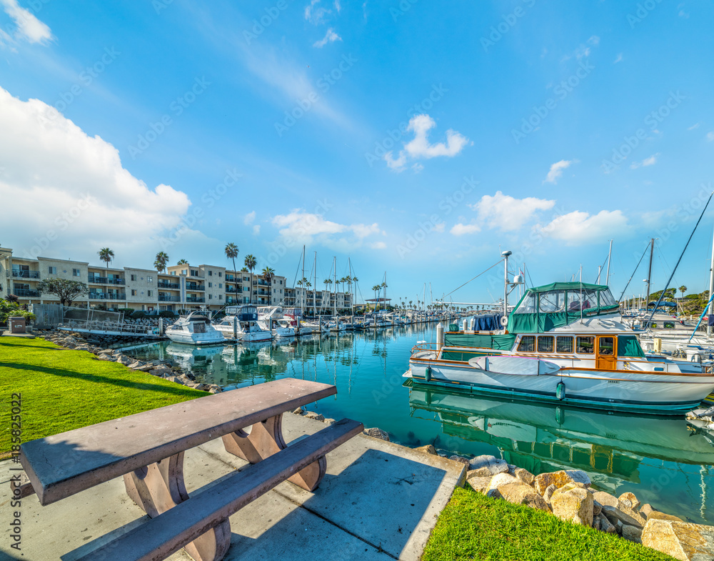 Fototapeta premium Oceanside harbor in California