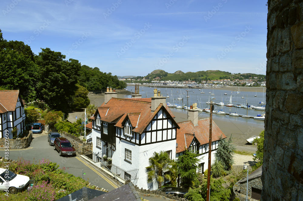 Conwy estuary in North Wales