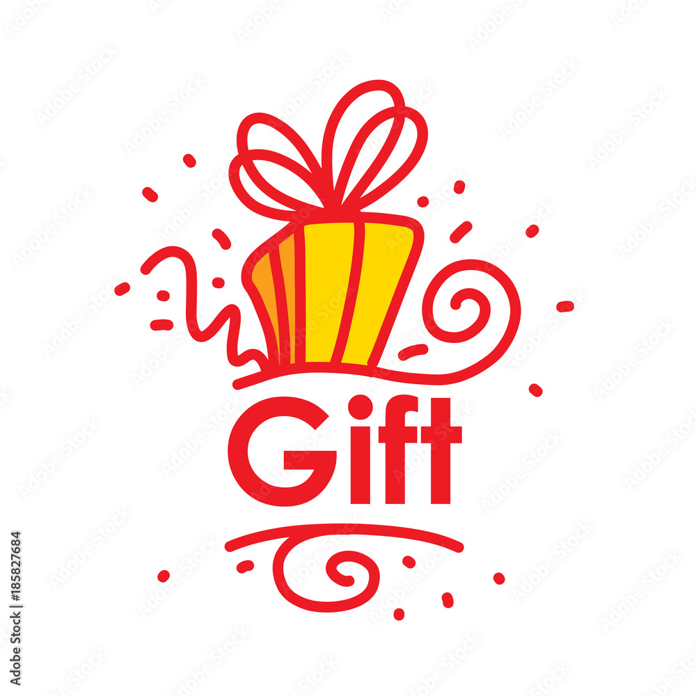 vector logo gift