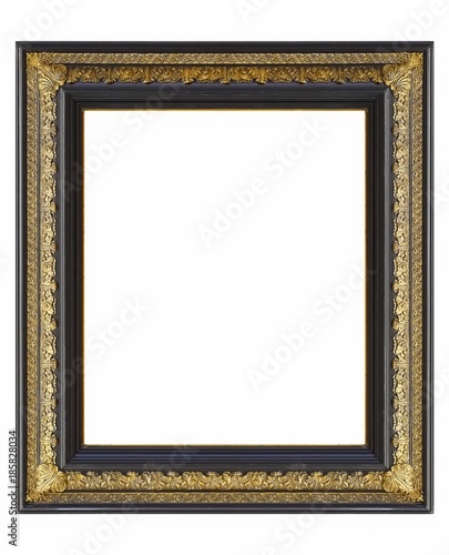 Golden frame for paintings, mirrors or photos