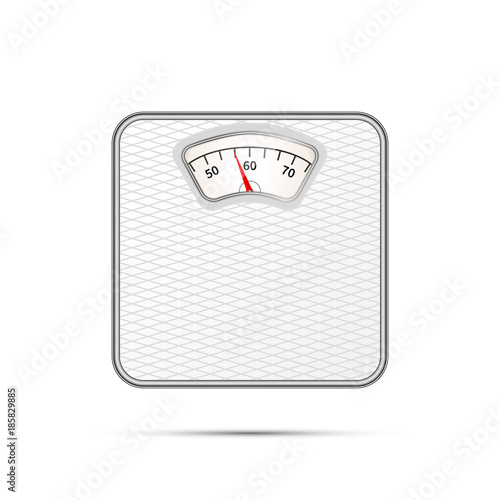 Glossy realistic weigher icon