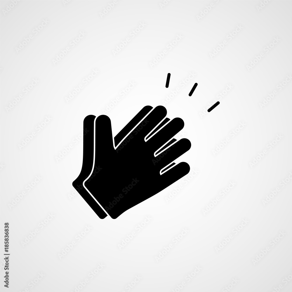 Obraz premium Applause icon. Clap