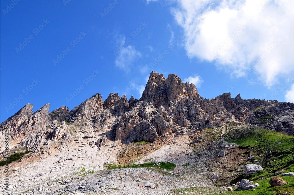 Aufstieg zum Crespainajoch