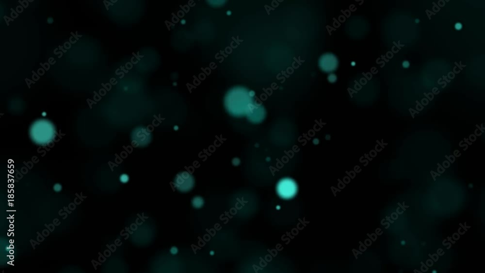 loopable particles background flying in light beams High Definition abstract CGI motion backgrounds ideal for editing, led backdrops or broadcasting featuring white and blue bokeh orb like particles.