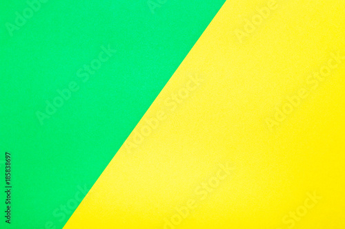 Green and yellow color paper texture background. Trend colors, geometric paper background. Colorful of soft paper background.